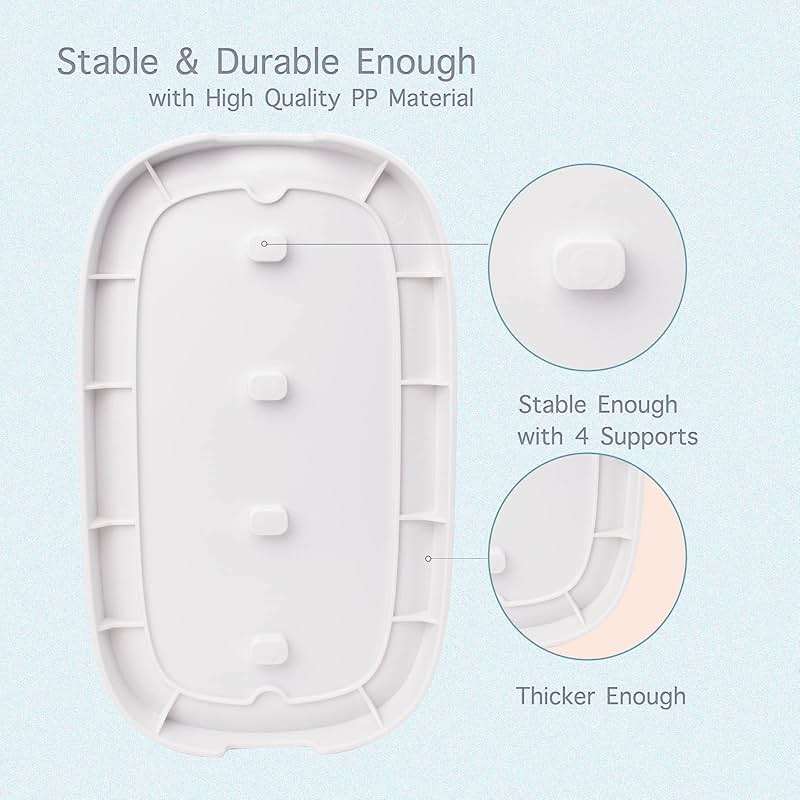 Baby Bottle Drying Rack, Space Saving Bottle Dryer Holder for Bottles, Nipples, Pump Parts, Cups - Image 5