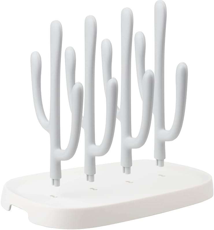 Baby Bottle Drying Rack, Space Saving Bottle Dryer Holder for Bottles, Nipples, Pump Parts, Cups - Image 6