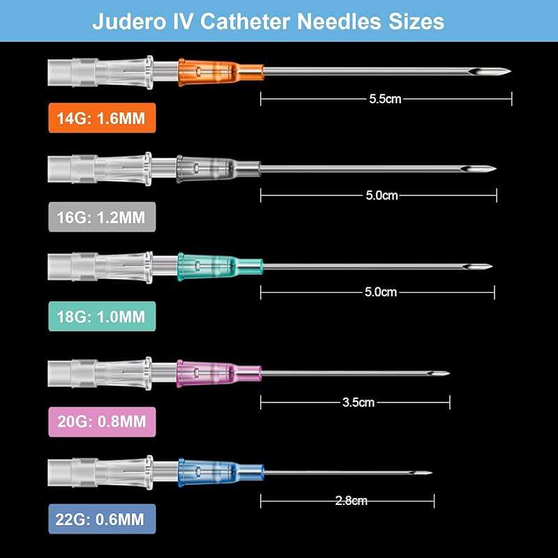 Juder 16G Catheter Piercing Needles - 50Pcs Kit for Ear, Nose, Lip, Tongue, Belly & Cartilage Piercing - Image 2