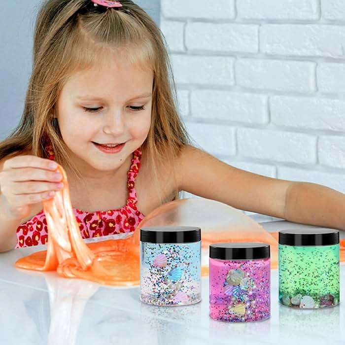 36 Pack 8 Oz Plastic Container Jars with Lids BPA Free, Empty Round Clear Cosmetic Containers Plastic Slime Jars for Lotion, Cream, Ointments, Body Butter, Makeup, Travel Storage - Image 6