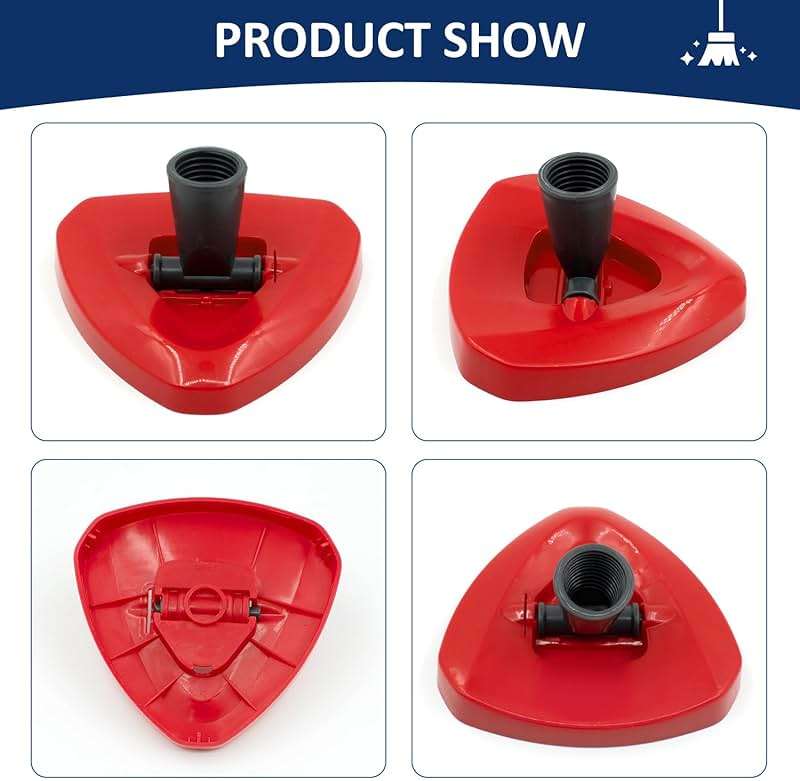 Spin Mop Replacement Head Base Compatible with Ocedar RinseClean 2 Tank System Only Spin Mop Heads Base Replacement for O Cedar Mop Replace Head, Rotating Mop Base for EasyWring RinseClean Spin Mop - Image 4
