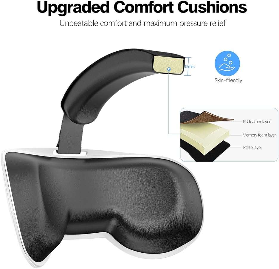 VZNEK Head Strap Compatible with Oculus Quest 2,Meta Quest 2 Accessories Adjustable Elite Strap Replacement for Enhanced Comfort Support and Gaming Immersion in VR (Without Battery) - Image 3
