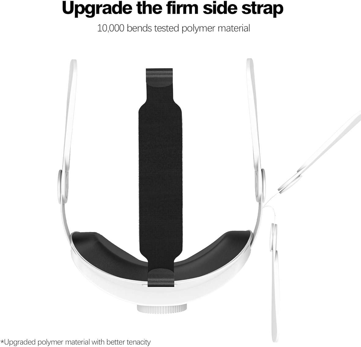 VZNEK Head Strap Compatible with Oculus Quest 2,Meta Quest 2 Accessories Adjustable Elite Strap Replacement for Enhanced Comfort Support and Gaming Immersion in VR (Without Battery) - Image 6