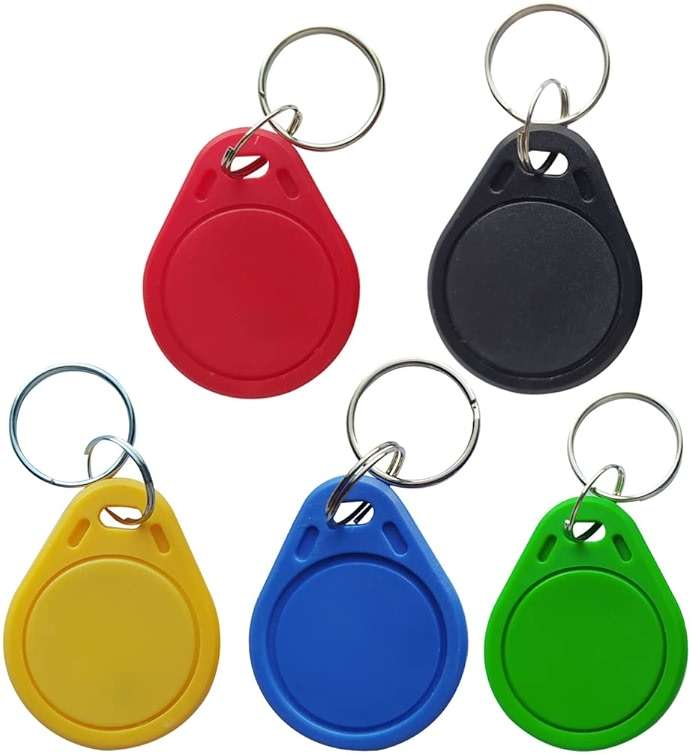 Riversmerge Handheld 125khz Copier RFID Smart ID Card Duplicator Used for T5577 or EM4305+5pcs T5577 NO.3 Keychains +5 T5577 Cards - Image 4