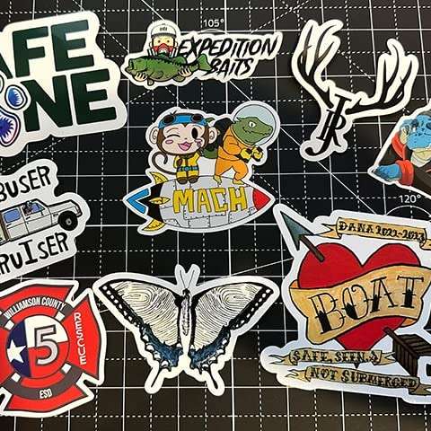 Custom Design Your Own Waterproof Die-Cut Vinyl Stickers Labels - Personalized with Image, Photo, Text or Logo,Dishwasher Safe, Fade & UV Resistant. - Image 7