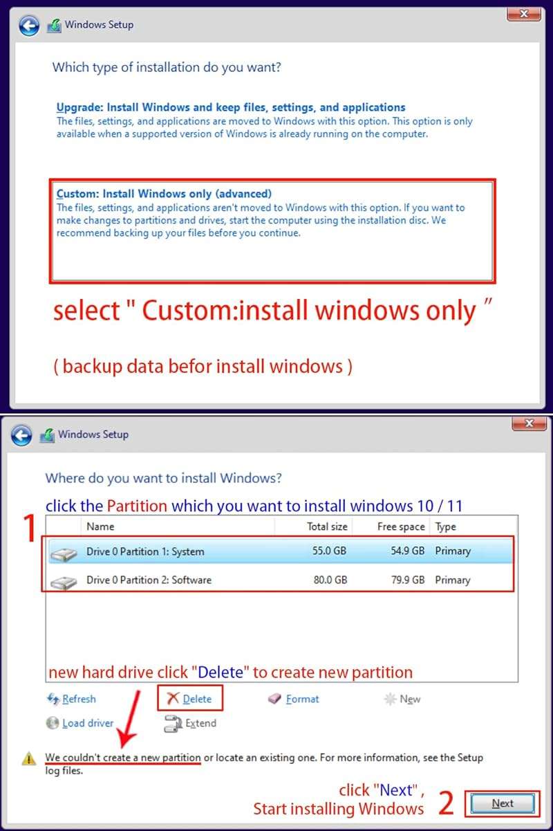 32GB - Bootable Windows 10&11, USB Driver 3.2 Gen for Install/Recovery Windows, No TPM Required, Network Drives (WiFi & LAN), Supported UEFI and Legacy, Compatible All Brands - Image 3