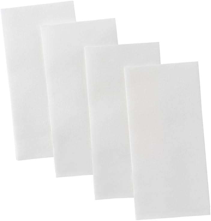1200-Pack BloominGoods Disposable Bathroom Napkins | 12" x 17" Single-Use Classic Lite Linen-Feel Guest Towels, Made in USA | Cloth-Like Hand Towels, White - Image 5