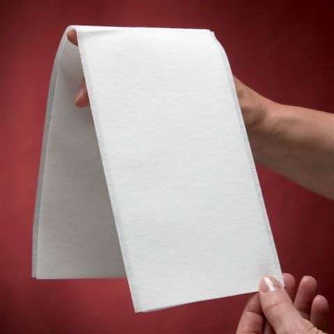 1200-Pack BloominGoods Disposable Bathroom Napkins | 12" x 17" Single-Use Classic Lite Linen-Feel Guest Towels, Made in USA | Cloth-Like Hand Towels, White - Image 7