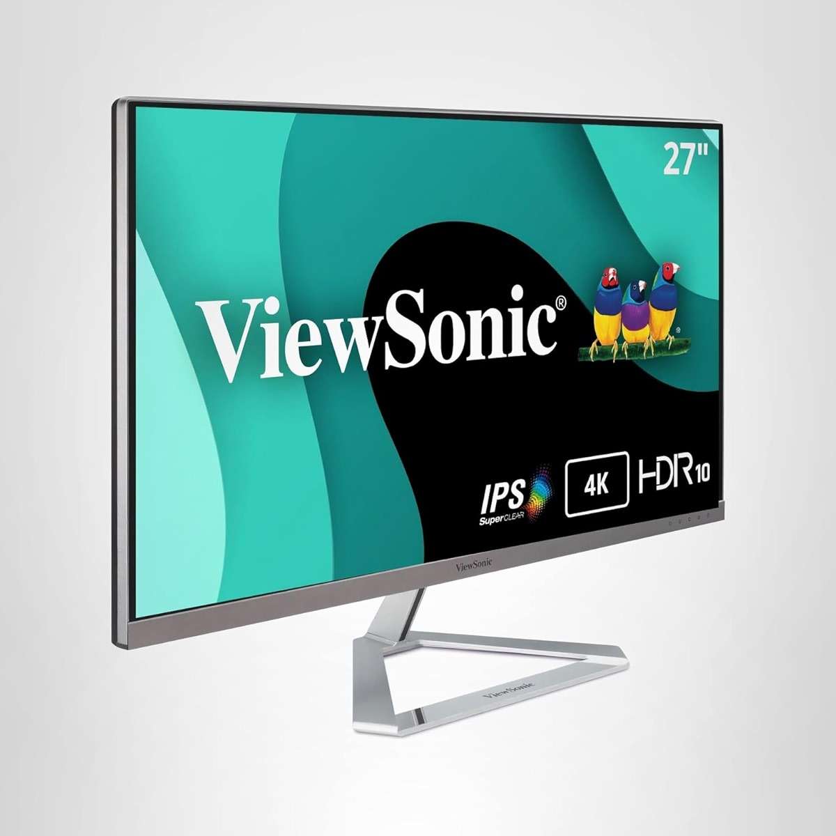ViewSonic VX2776-4K-MHDU 27 Inch 4K Monitor, IPS with 65W USB-C and HDR10 for Ultimate Home and Office Entertainment, Ultra-Thin Bezels, DisplayPort for Daisy Chain, and HDMI Inputs - Image 9