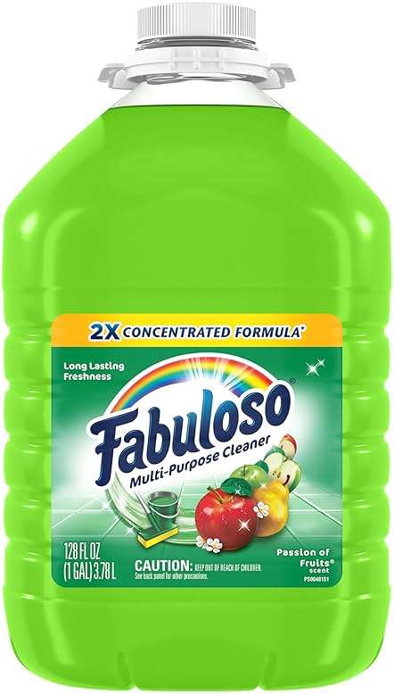 Fabuloso 2X Multi-Purpose Cleaner, No Rinse Floor Cleaner, Long-Lasting Freshness, Passion of Fruits Scent, 128 fl oz - Image 2