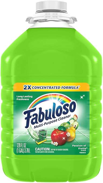 Fabuloso 2X Multi-Purpose Cleaner, No Rinse Floor Cleaner, Long-Lasting Freshness, Passion of Fruits Scent, 128 fl oz - Image 10