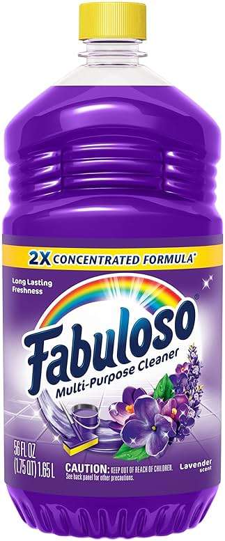 Fabuloso 2X Multi-Purpose Cleaner, No Rinse Floor Cleaner, Long-Lasting Freshness, Lavender Scent, 56 fl oz - Image 8