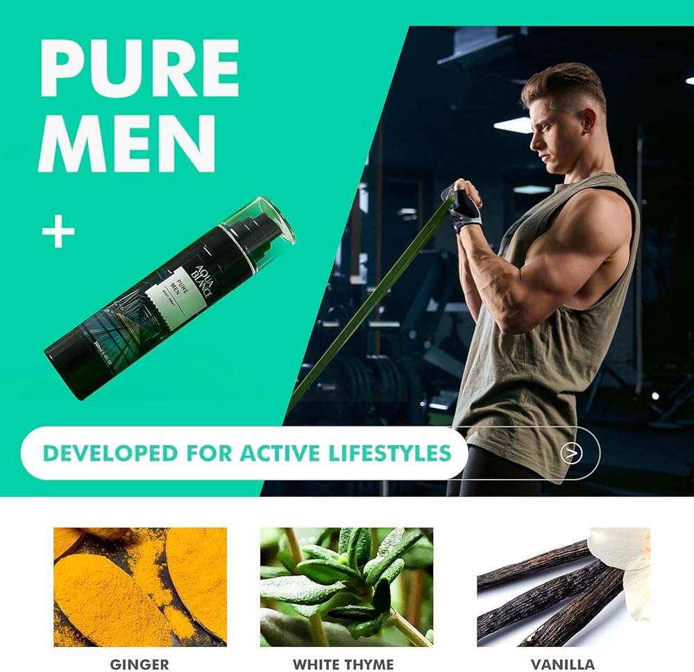 AQUA BLANCE Body Spray for Men, Mens Fragrance Mist, Pack of 3, Each 3.4 Fl Oz - Image 2