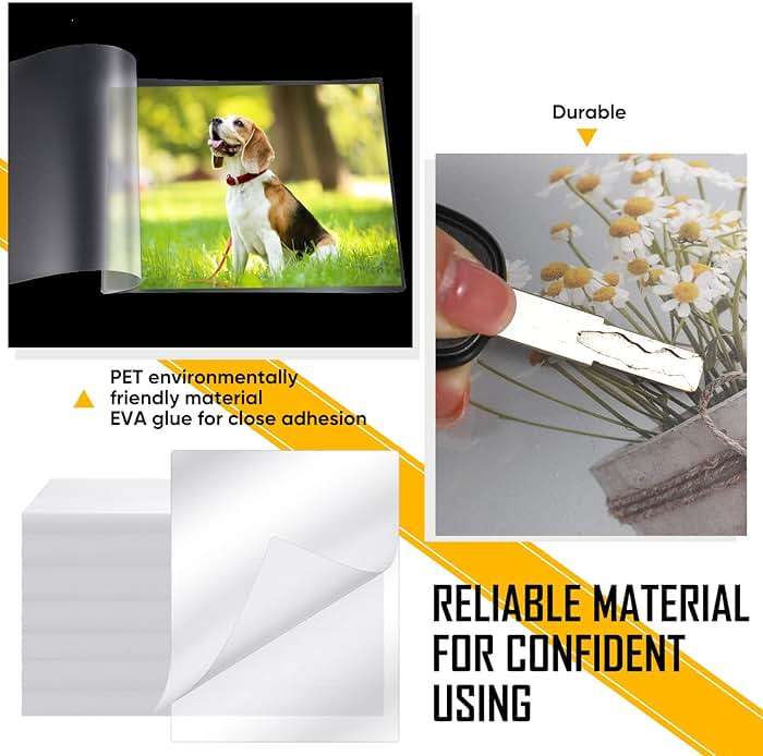 Sherr 200 Pack 10 Mil Laminating Pouches Thermal Laminating Sheets Letter Size 9 x 11.5 Inch Clear Plastic Paper Hot Glossy Sheets Office Supplies - Image 5