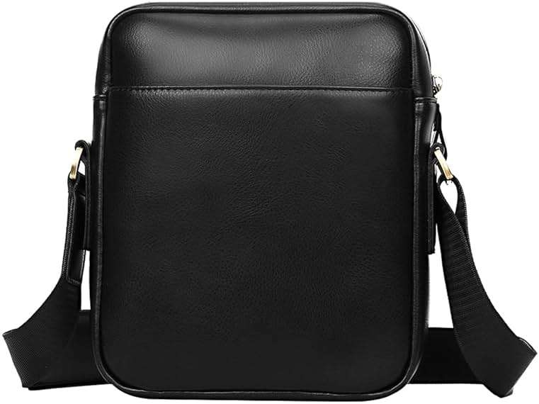 Leathario Crossbody Bag For Men Vegan Leather Shoulder Messenger Purse Sling Satchel Bag For Work Business Travel | Vegan Leather - Image 9