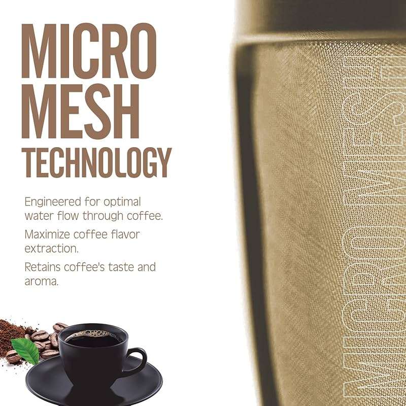 4 Cup Reusable Filter Basket With Closed Bottom Fits MrCoffee Coffee Maker and Brewer - Permanent Filter Replacement Compatible With Mr Coffee Gold Basket-Style Filters 1-Pack - Image 2