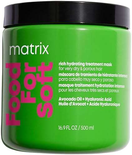MATRIX Food For Soft Rich Hydrating Mask - For Dry & Brittle Hair, Adds Shine & Softness, With Avocado Oil & Hyaluronic Acid, Replenishes Moisture - Image 1