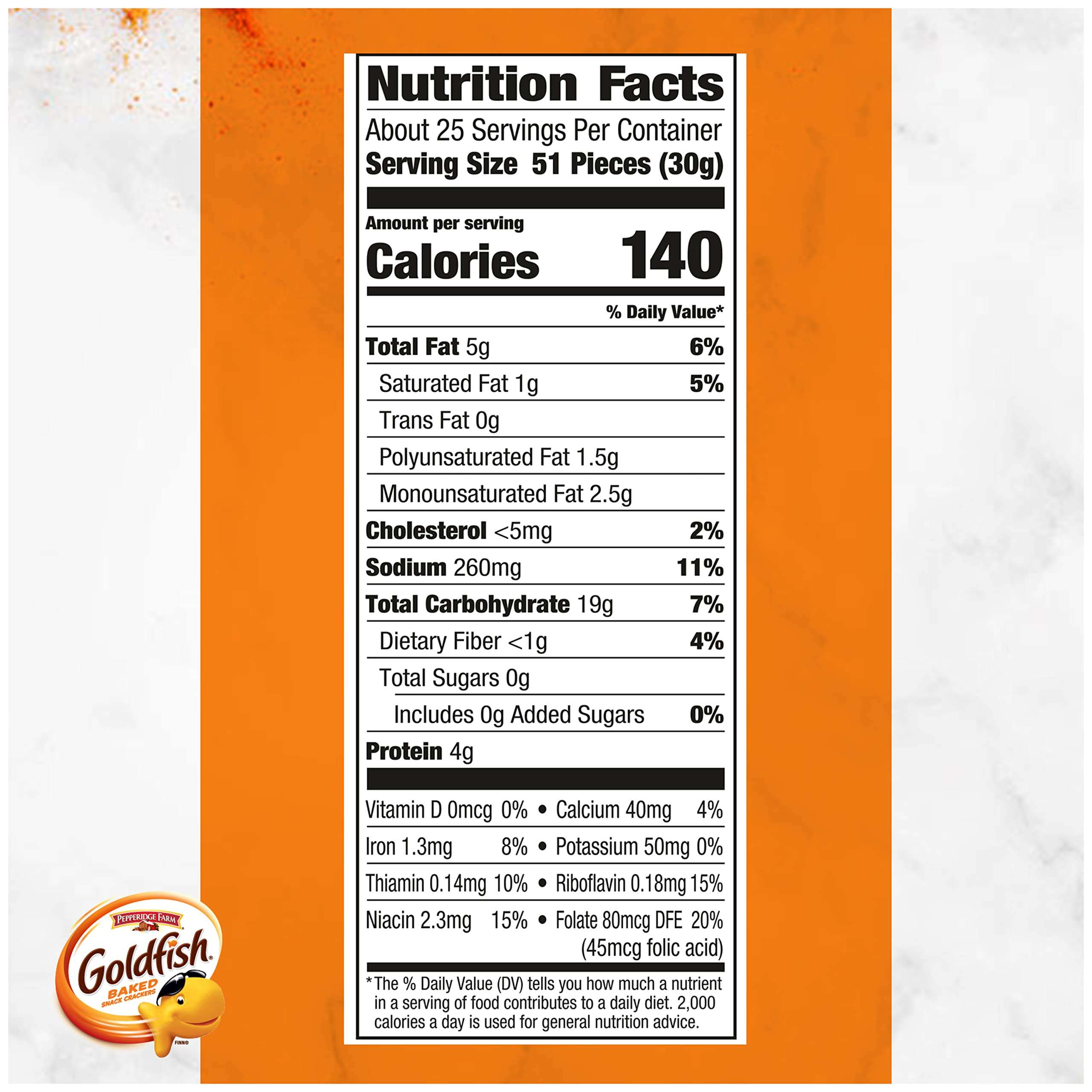 Goldfish Flavor Blasted Xtra Cheddar Cheese Crackers, 27.3 oz Carton - Image 2