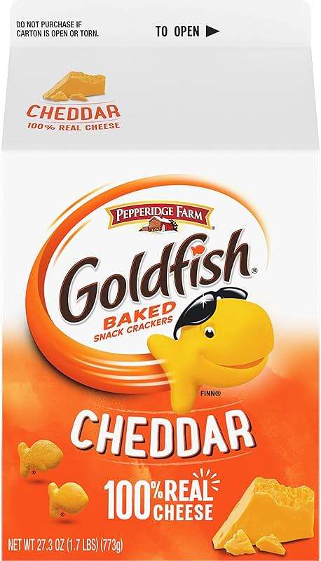 Goldfish Cheddar Cheese Crackers, 27.3 Oz Carton - Image 7