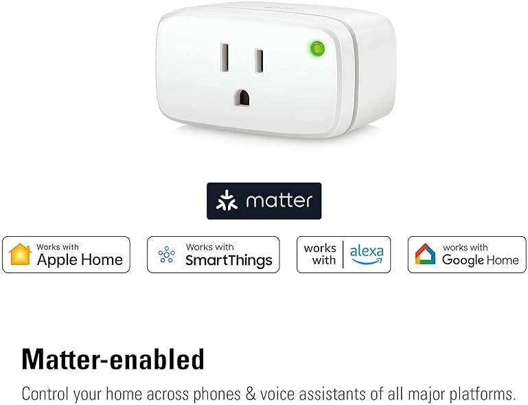 Eve Energy (Matter) - Smart Plug, App and Voice Control, 100% Privacy, Matter Over Thread, Works with Apple Home, Alexa, Google Home, SmartThings - Image 2
