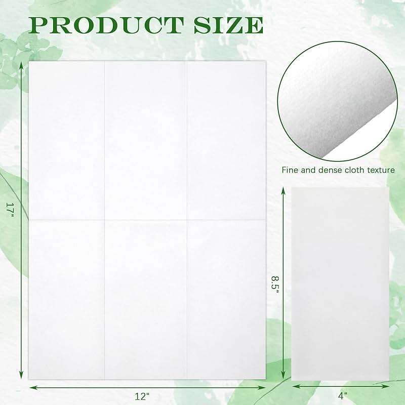 Colarr 1000 Paper Hand Towels Bathroom Guest Towels, 12" x 17" Disposable Paper Napkins Guest Decorative Dinner Hand Napkin for Wedding Holiday Cocktail Party (White) - Image 4