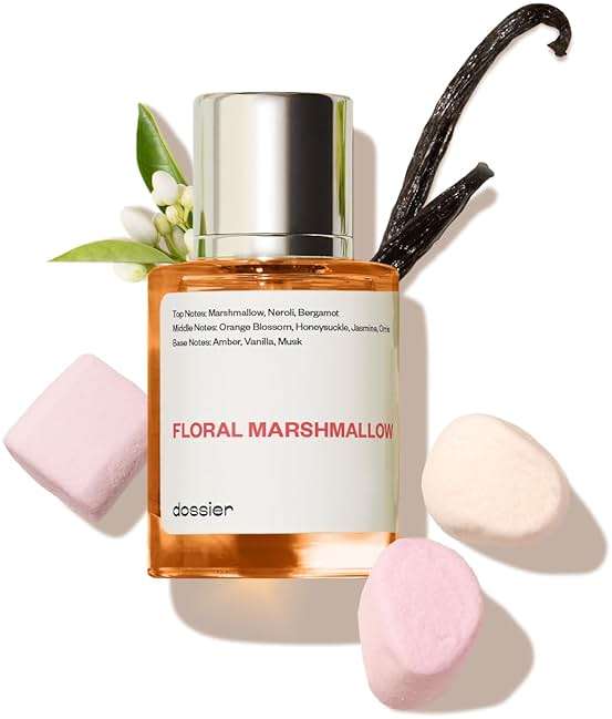 Dossier - Floral Marshmallow - Inspired by Love, Don't Be Shy - Eau de Parfum - Long-Lasting Fragrance - Feminine - 1.7 fl oz (50ml) - Image 1