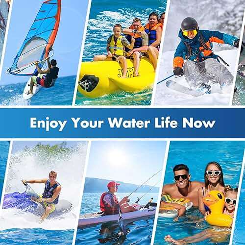 UNBREAKcable Floating Waterproof Phone Pouch 2 Pack, IPX8 Waterproof Phone Case Dry Bag Kayak/Beach/Cruise Travel Essentials, Water Proof Pouch for iPhone 17 16 15 Pro Max, Samsung S25 Ultra S24-7" - Image 8
