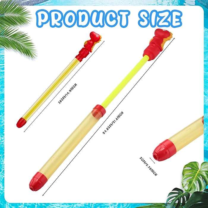 Leyndo 26 Pcs Water Guns Bulk 14.9'' Summer Water Guns Water Squirter Water Fighting Play Toys for Kids Summer Outdoor Swimming Pool Backyard Water Game (Lovely Style) - Image 3