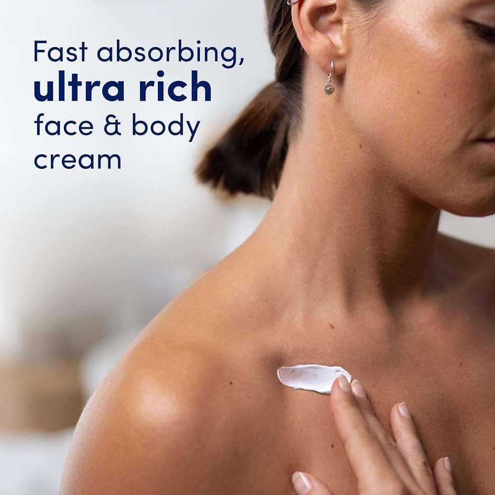 Dove Nourishing Body Care, Face, Hand, and Body Rich Nourishment Cream for Extra Dry Skin with 48-Hour Moisturization, 4-Pack, 2.53 Oz Each Jar - Image 8