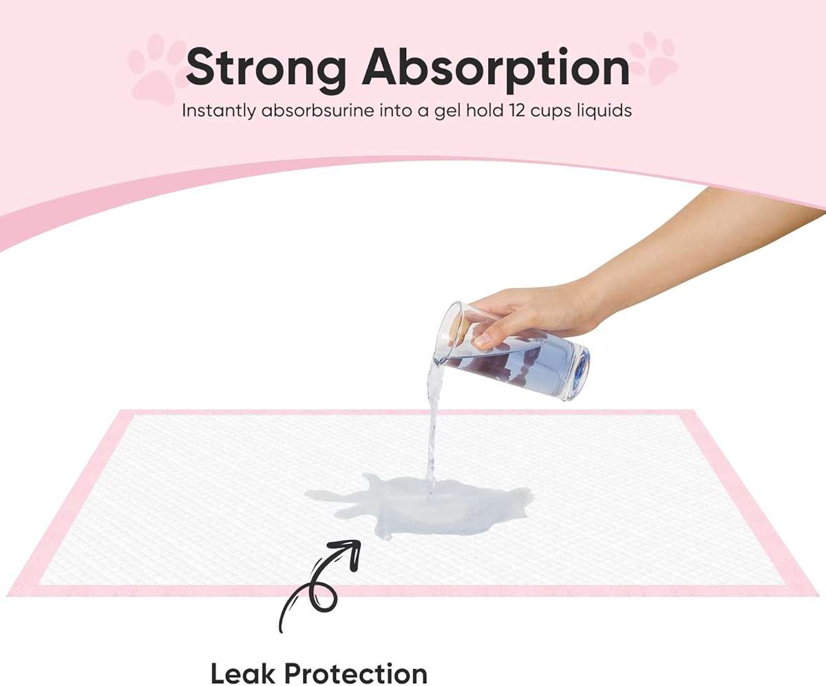 Super-Absorbent Leak-Proof Dog and Puppy Pet Training Pad, Housebreaking Puppy Pads Disposable (24“ X 35.5”-Large 25PCS) - Image 6