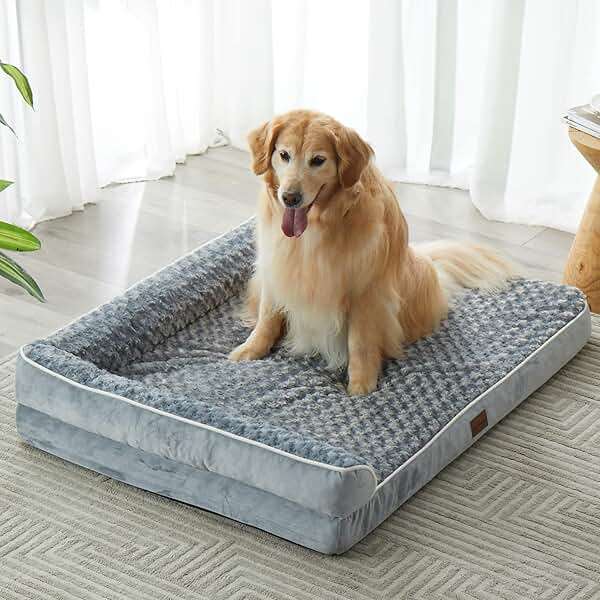 BFPETHOME Orthopedic Dog Beds for Large Dogs-Waterproof Sofa Dog Bed with Removable Washable Cover, Big Pet Bed with Waterproof Lining and Nonskid Bottom,Pet Bed for Large Dogs - Image 7