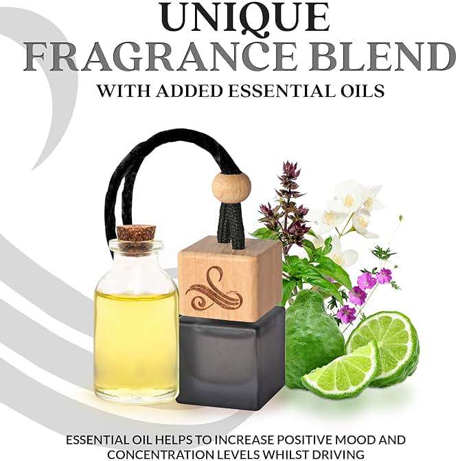Greed Car Air Freshener for Men | Perfume Inspired Fragrances | Strong Car Freshener with Odour Eliminator Technology | Air Freshener | Long Lasting Automotive Freshener by Perfa - Image 4