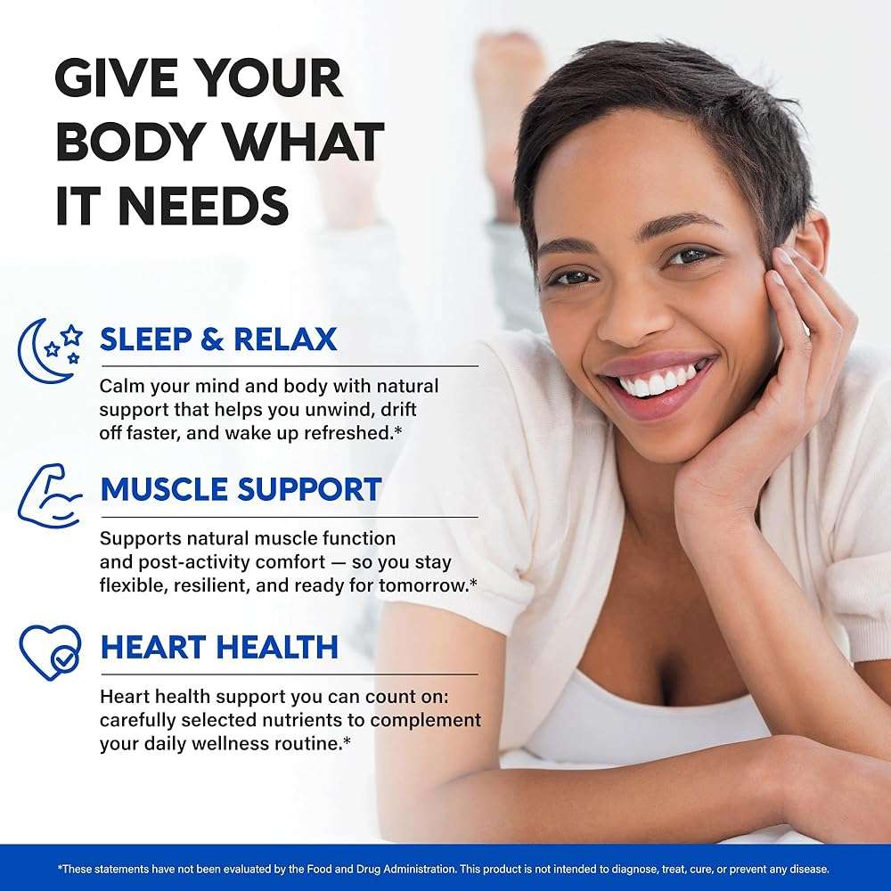 Magnesium Supplement - 5 in 1 Complex | Glycinate | Citrate | Malate | Taurate | Oxide - for Women & Men - Stress, Muscle & Heart Support - Vegan, Natural, Non-GMO - 180 Capsules, 2 Month Supply - Image 4