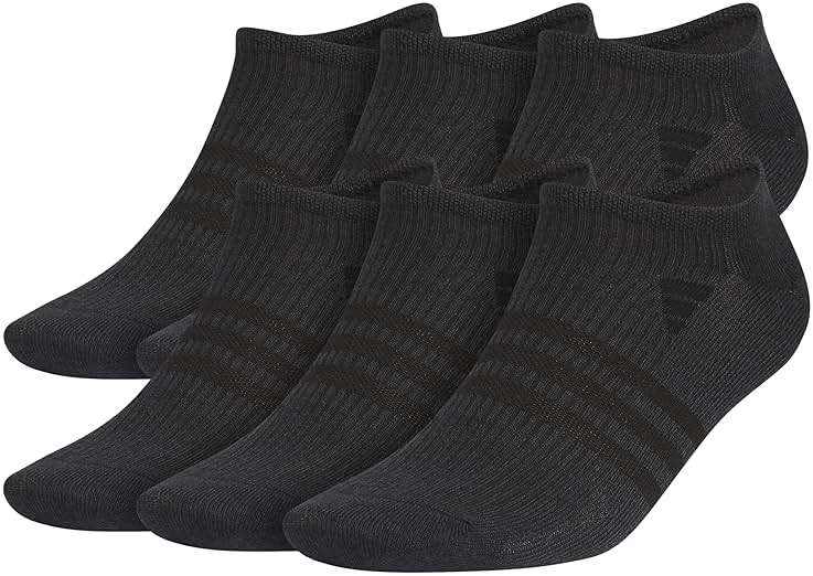 adidas Men's Superlite No Show Socks (6 Pairs) Lightweight & Breathable - Image 1