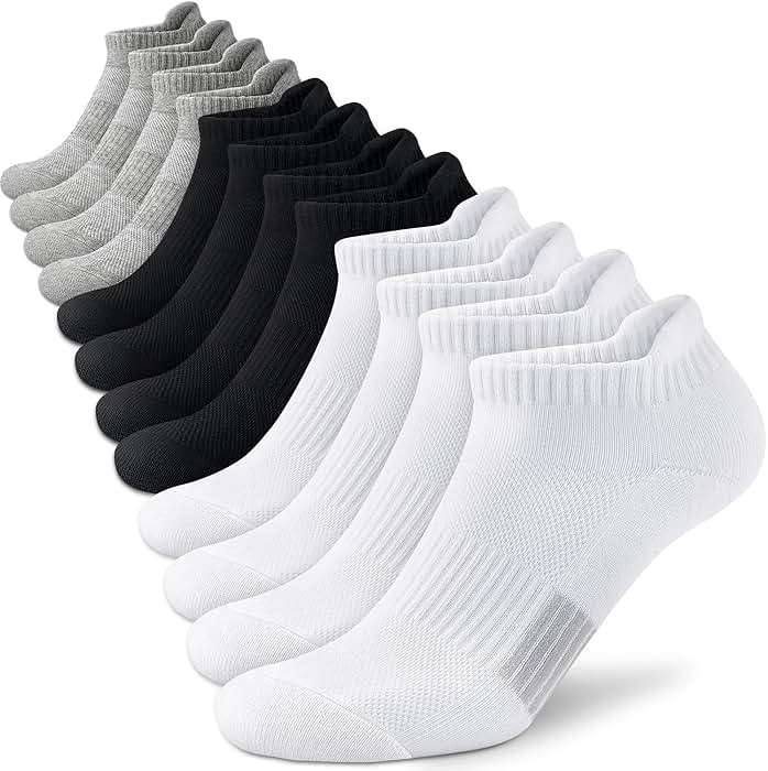 Amutost Ankle Socks Womens Athletic Running Comfort Cushioned 3/5/6Pairs - Image 1
