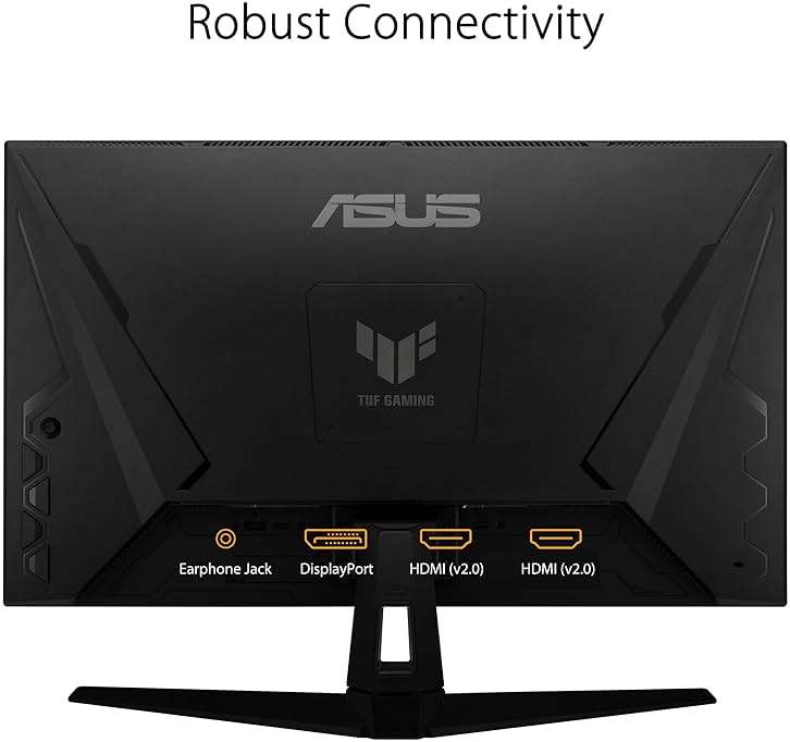ASUS TUF Gaming 27” 1440P HDR Monitor (VG27AQ3A) – QHD (2560 x 1440), 180Hz, 1ms, Fast IPS, 130% sRGB, Extreme Low Motion Blur Sync, Speakers, Freesync Premium, G-SYNC Compatible, HDMI, DisplayPort - Image 6