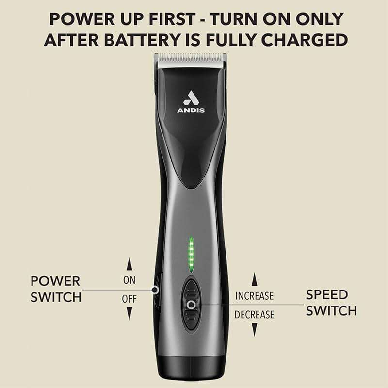 Andis 79160 Supra ZR II Cordless Rechargeable Hair Clipper, Detachable Blade Clipper, Lithium-Ion Powerful Battery, Black - Image 7