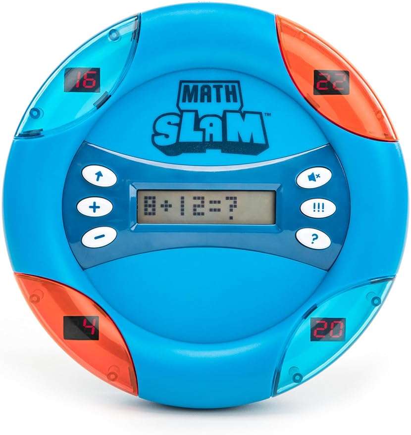Educational Insights Math Slam - Handheld Electronic Math Games for Kids 5-7, First Grade Addition and Subtraction Games, Basic Algebra Learning Game, Self-Teaching Elementary STEM Tools - Image 1