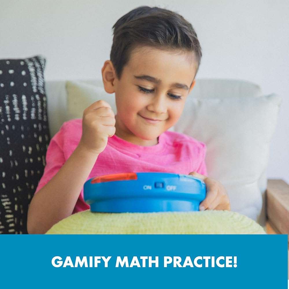 Educational Insights Math Slam - Handheld Electronic Math Games for Kids 5-7, First Grade Addition and Subtraction Games, Basic Algebra Learning Game, Self-Teaching Elementary STEM Tools - Image 4