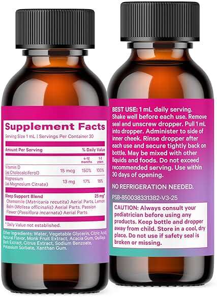 Pink Stork Baby Sleep Drops, Naturally Support Sleep Without Melatonin for Infants, Toddlers, and Kids, Chamomile and Magnesium, Baby Essentials for Bedtime, 1 oz, 30 Servings - Image 8