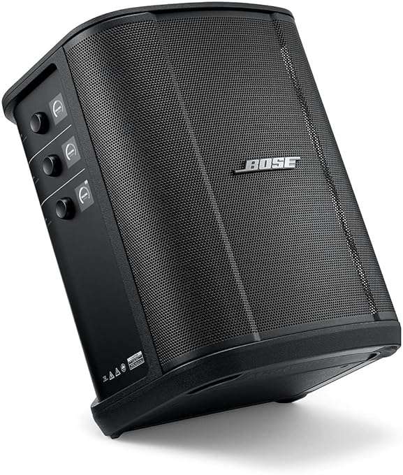 Bose S1 Pro+ All-in-One PA Speaker - Powered, Wireless PA System, Multiple Positioning Options, Ergonomic Carry Handle, Up to 11 Hours of Playtime, Black - Image 1