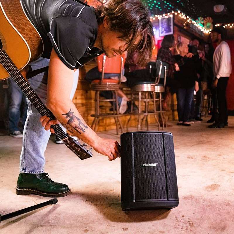 Bose S1 Pro+ All-in-One PA Speaker - Powered, Wireless PA System, Multiple Positioning Options, Ergonomic Carry Handle, Up to 11 Hours of Playtime, Black - Image 6