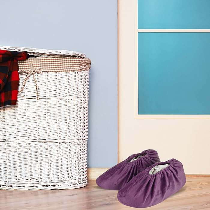 LAKE OF FIRE 5-Pair Reusable Shoe Covers, Non-Slip, Washable, and Thickened Boot Covers for Floor and Carpet Protection - Image 4