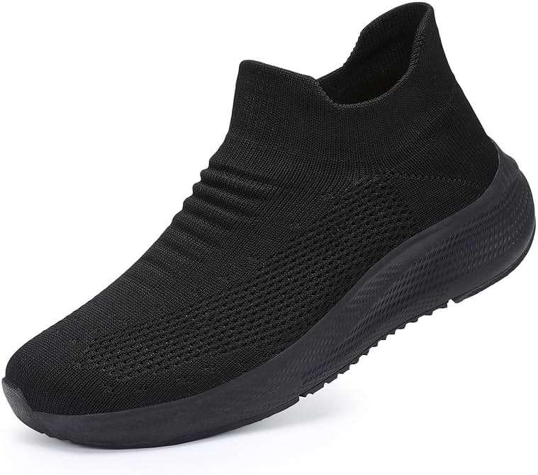 SHULOOK Womens Slip on Walking Shoes Comfort Lightweight Breathable Sock Shoe Non-Slip Mesh Casual Fashion Tennis Running Sneakers - Image 1
