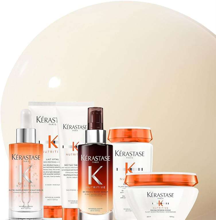Kerastase Nutritive Lait Vital Hydrating Conditioner For Fine to Medium Dry Hair - Illuminates Shiny Hair and Easily Detangles, With Plant-Based Proteins & Niacinamide - Image 9