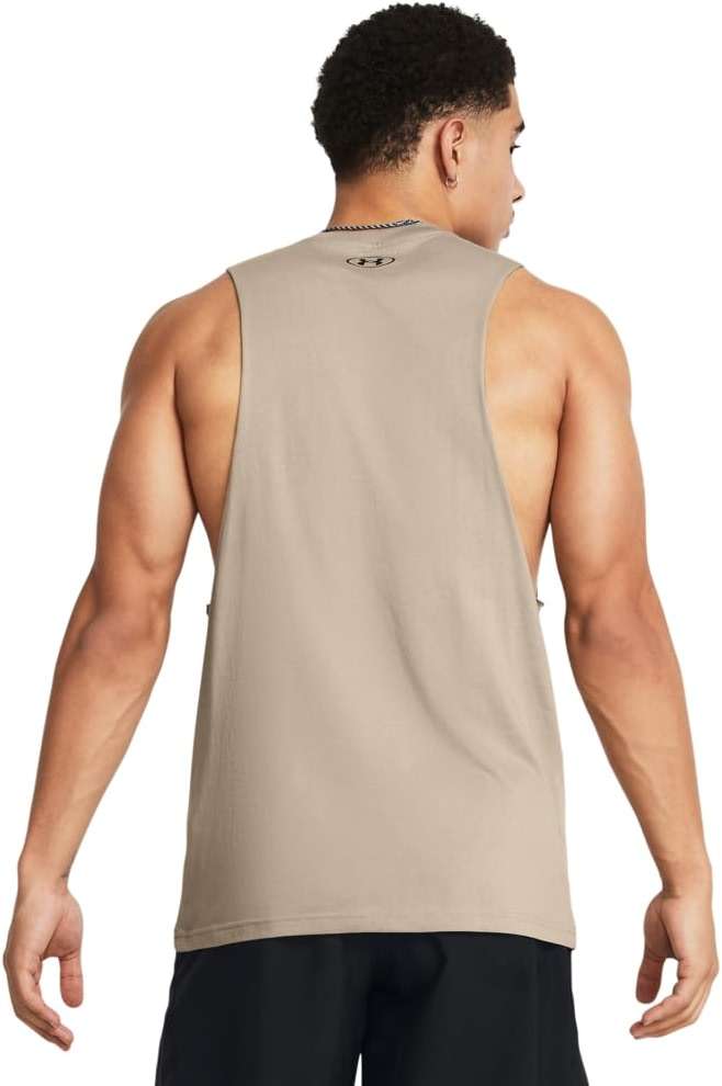 Under Armour Men's Sportstyle Left Chest Cut-Off T-Shirt - Image 2