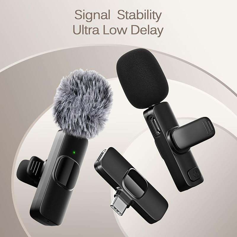 Labstandard Professional Wireless Lavalier Lapel Microphone for iPhone, iPad, mini Video Recording Mic forInterview Video Podcast Vlog YouTube&Livestream, Noise Reduction, Plug &Play - Image 4