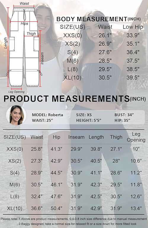 DISCIPBUSH Cargo Pants Women Baggy - Parachute Pants for Women, Rave Y2K Festival Outfits Hiking Camping Essentials - Image 9