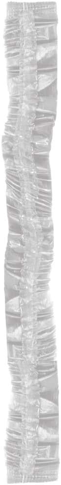 ForPro Professional Collection Spa Liners, Fit All Pedicure Spas, Disposable Pedicure Liners, Clear, 100-Count - Image 5
