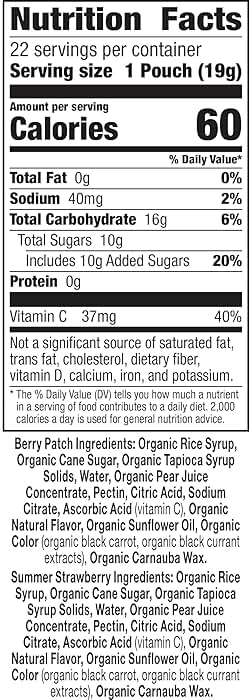 Annie's Organic Bunny Fruit Snacks, Variety Pack, Gluten Free Snack, 22 ct, 15.4 oz - Image 2